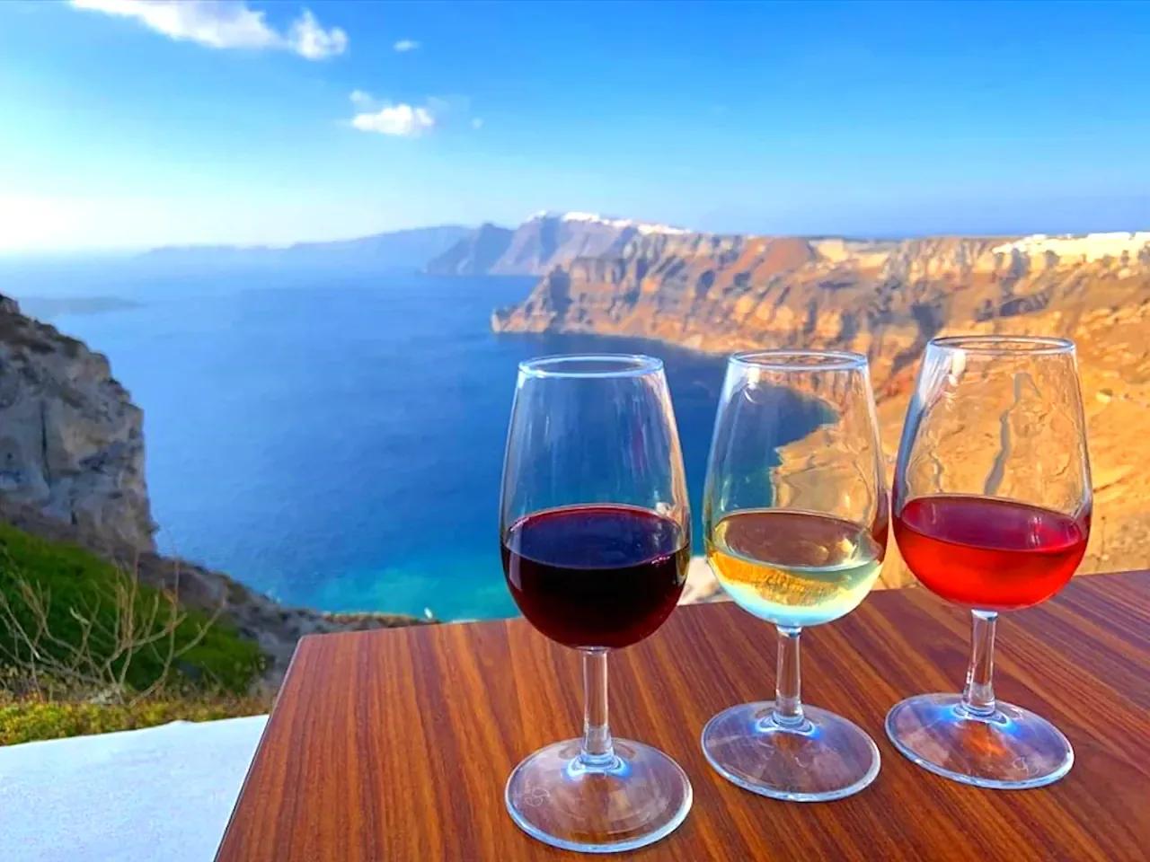 Caldera Wine Tasting, Santorini, Greece