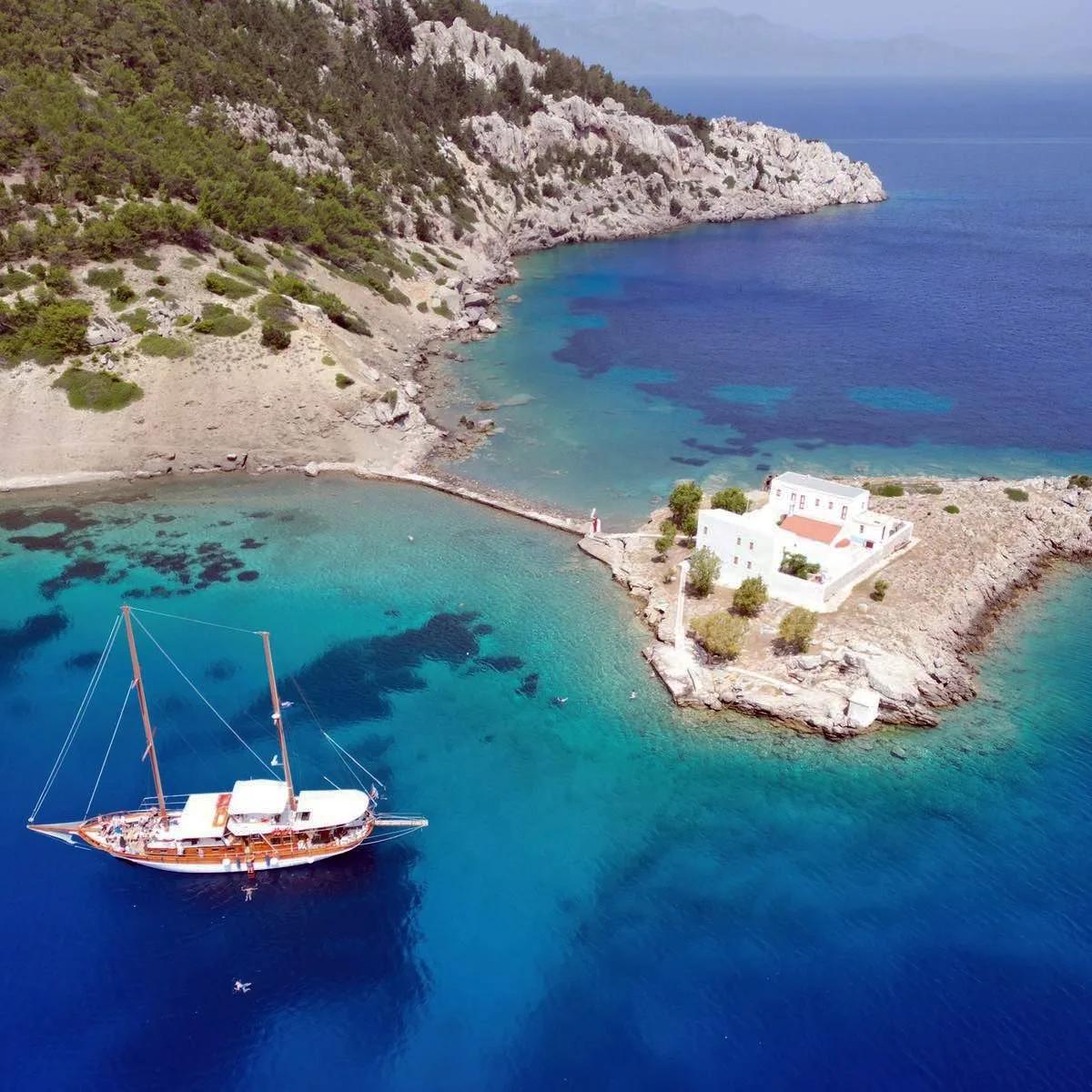 Agios Emilianos Church, Symi, Greece