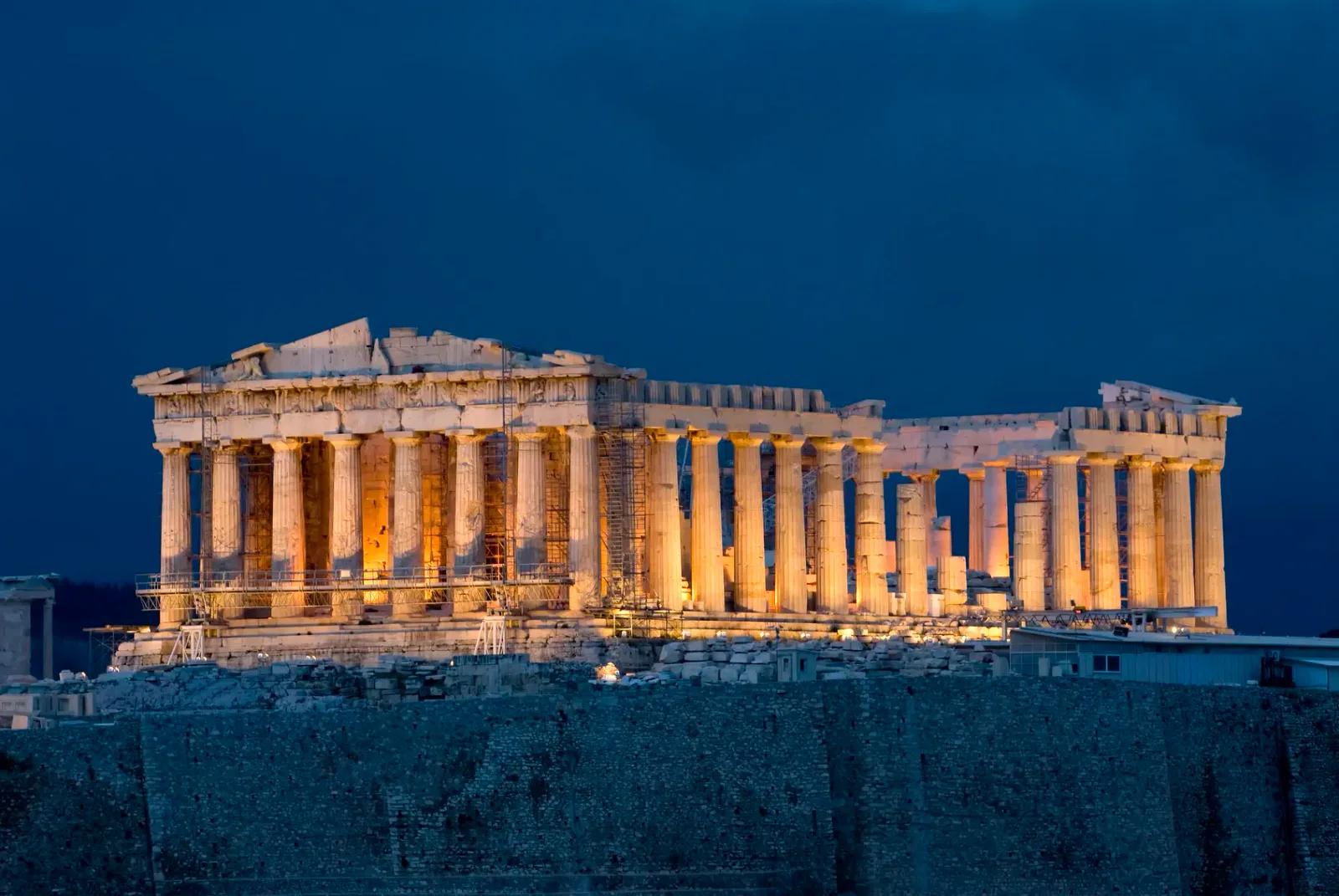Parthenon Night, Athens, Greece