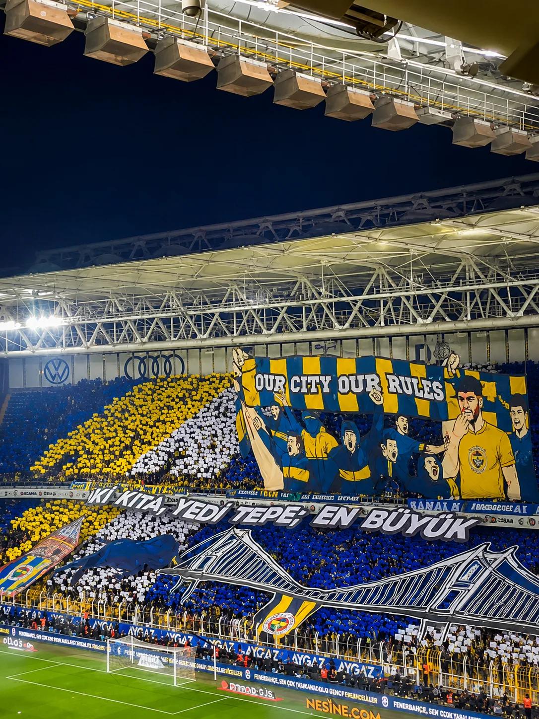 Fenerbahçe Football Match, Istanbul, Turkey