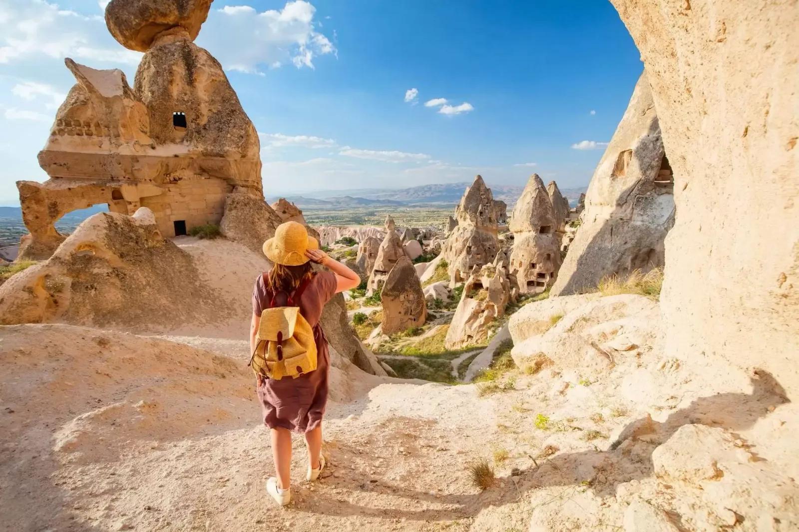 Fairy Chimneys Tourist View, Cappadocia, Turkey