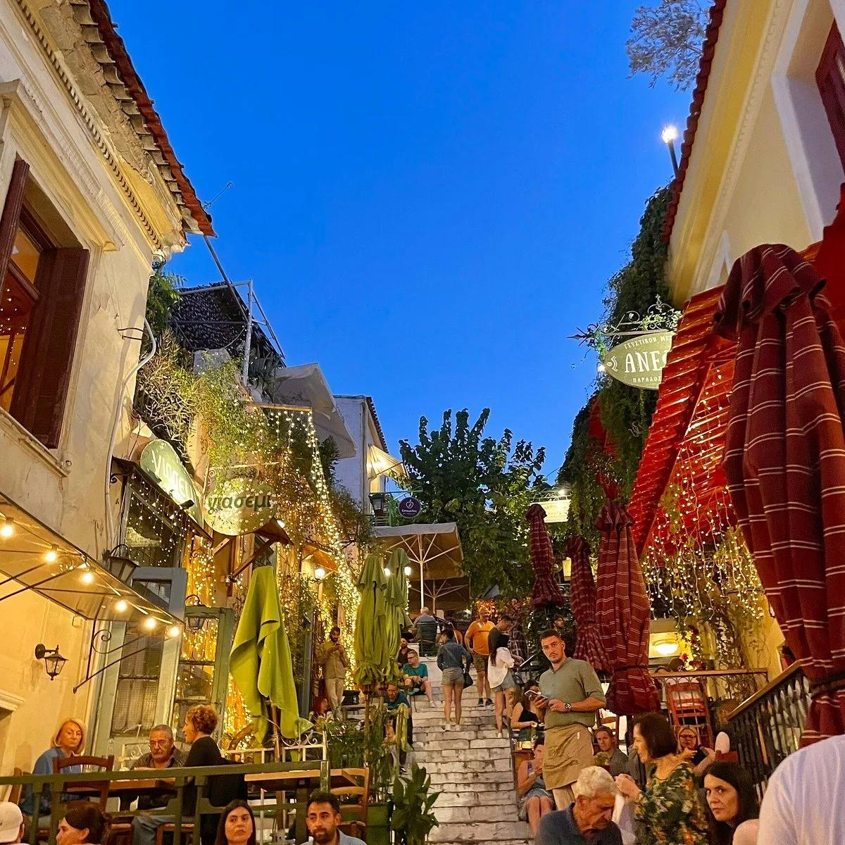 Plaka Steps, Athens, Greece