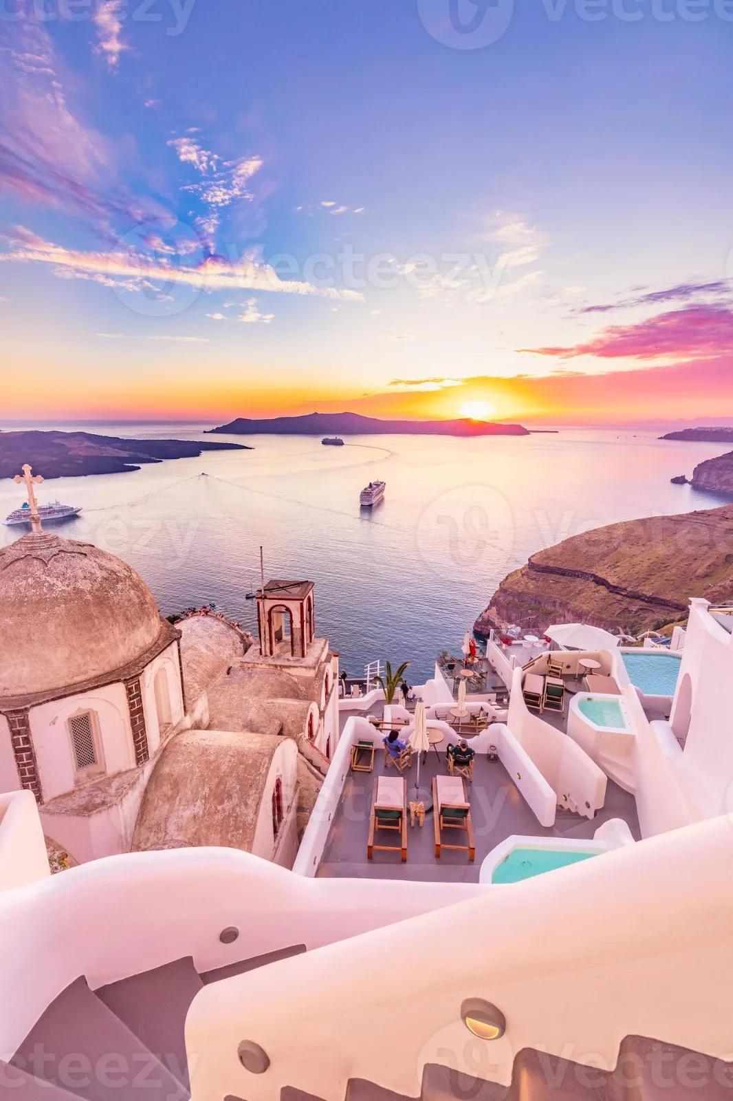 Oia Sunset View, Santorini, Greece