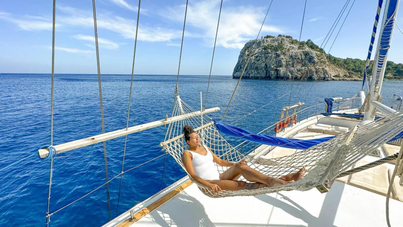 Blue Cruise Yacht Hammock, Fethiye, Turkey