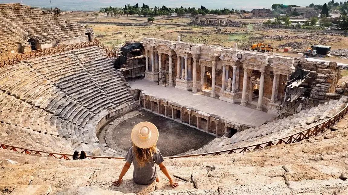 Hierapolis Roman Theatre, Pamukkale, Turkey