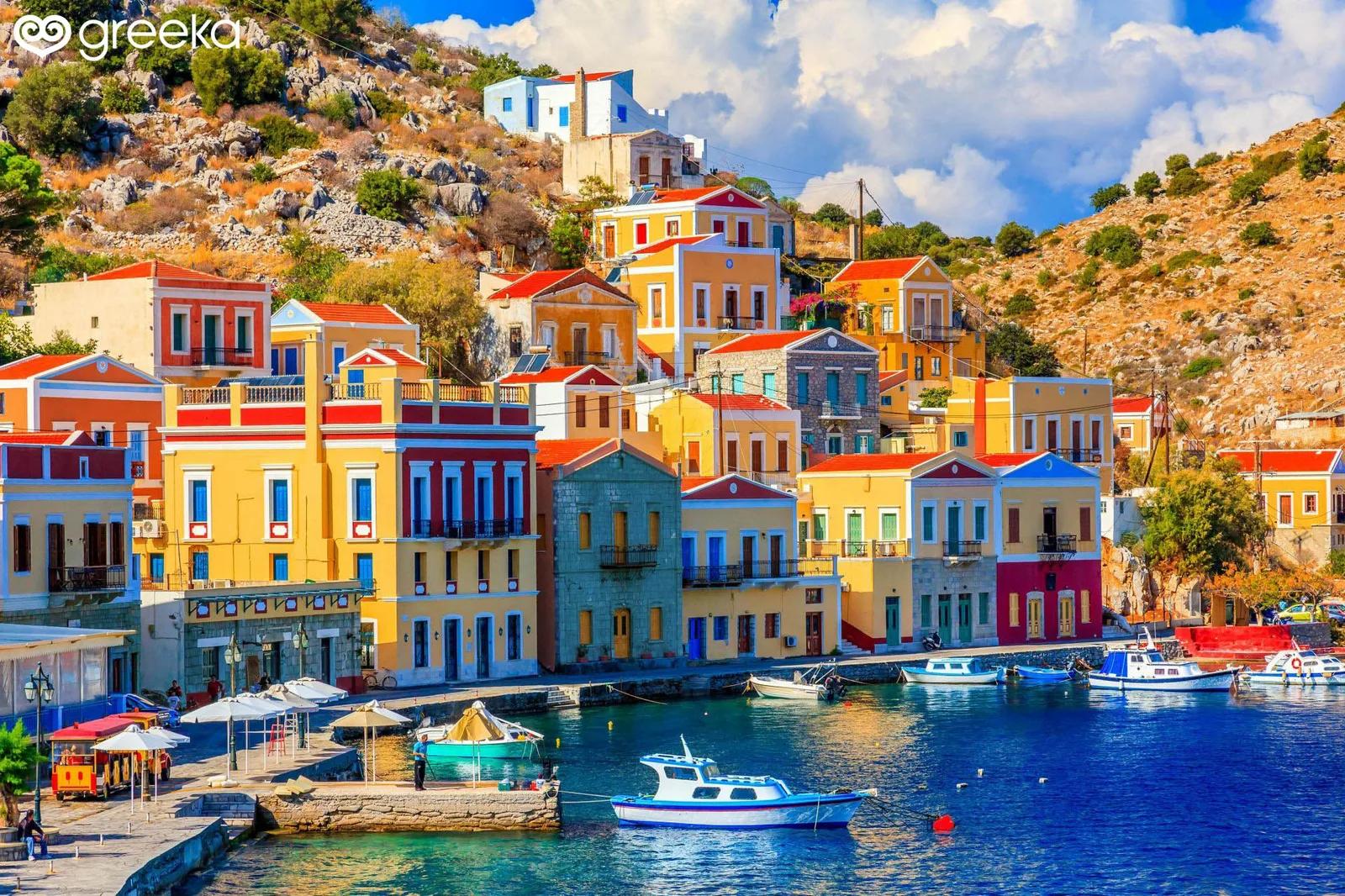 Gialos Harbor View, Symi, Greece