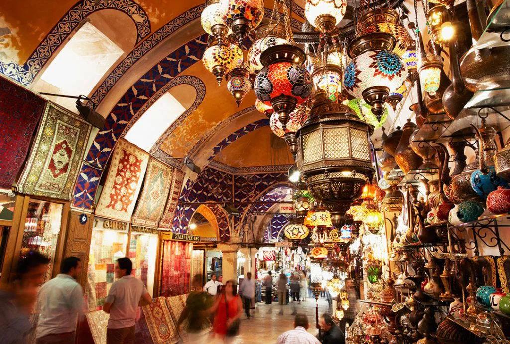 Grand Bazaar Interior, Istanbul, Turkey