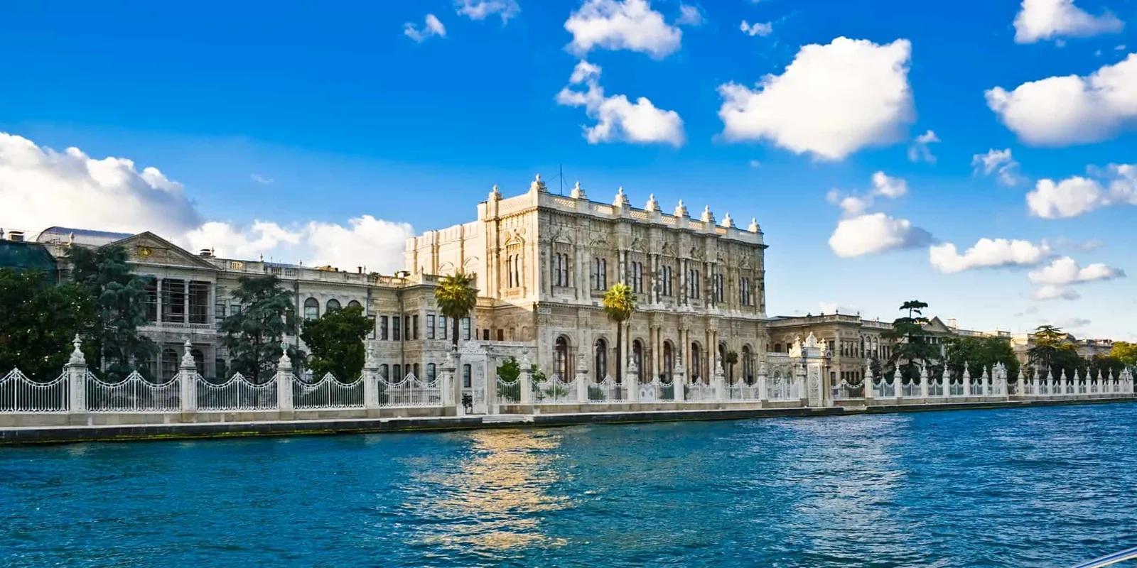 Dolmabahce Palace Bosphorus View, Istanbul, Turkey