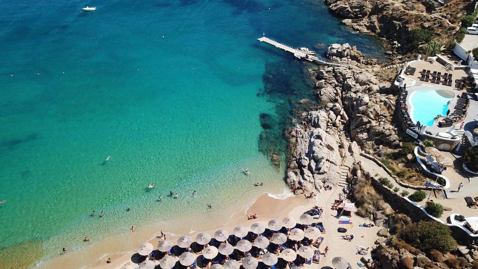 Super Paradise Beach, Mykonos, Greece