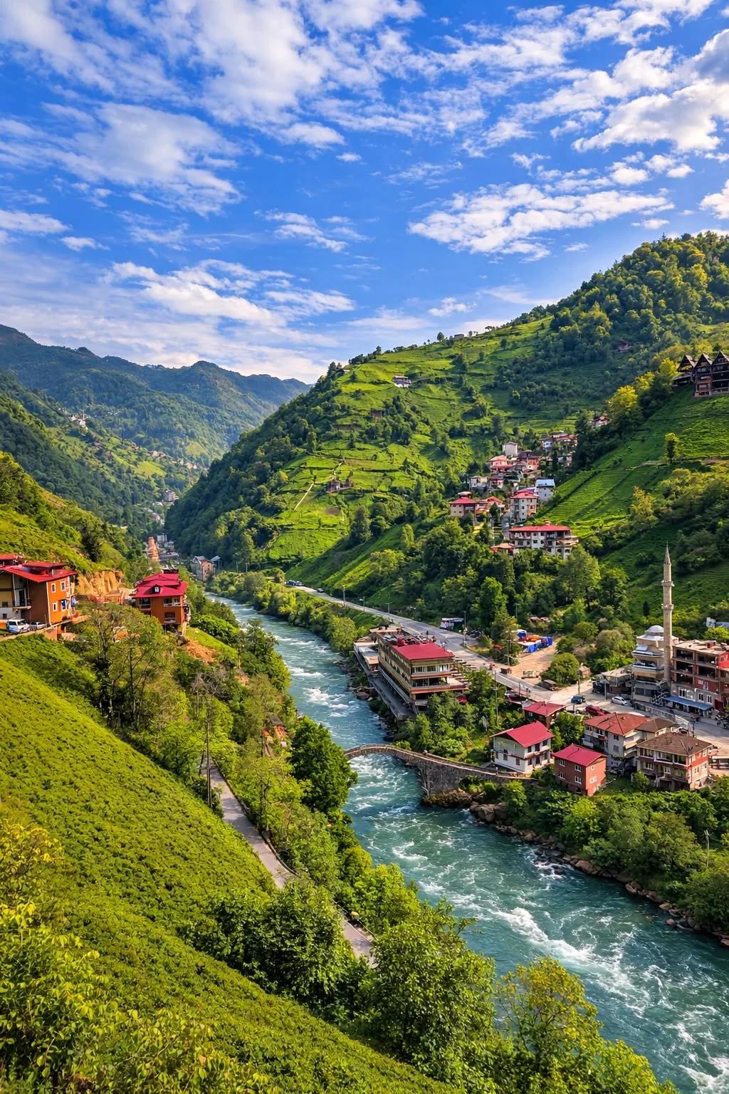 River Valley View, Ayder, Turkey