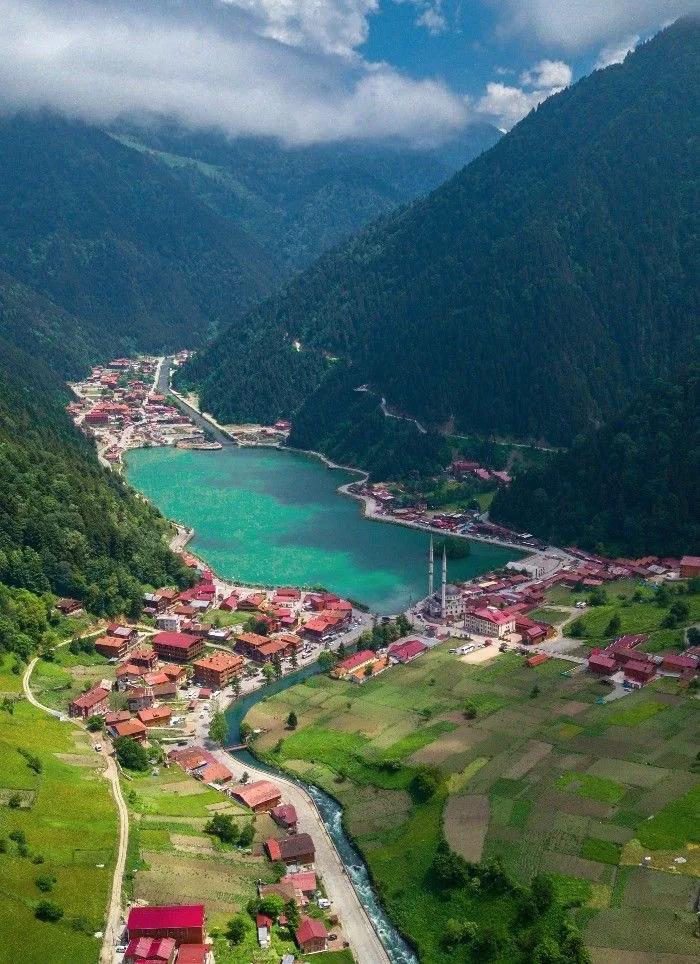 Uzungol Lake And Village, Uzungol, Turkey