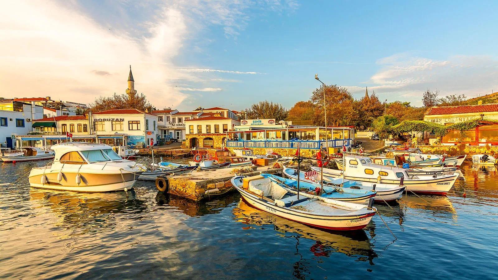 Picturesque Harbor, Gokceada, Turkey