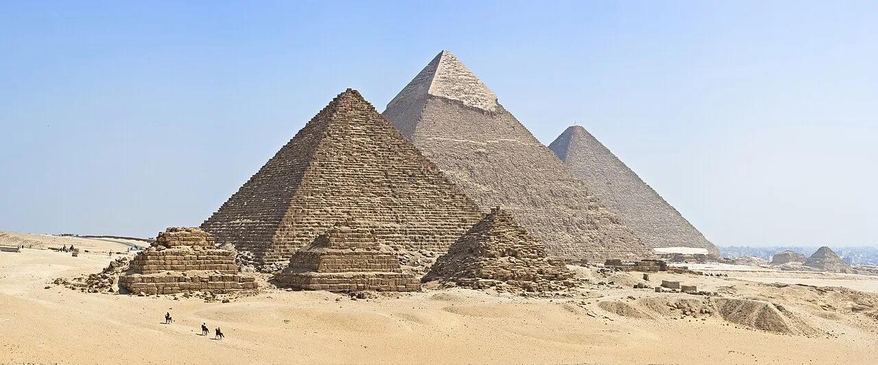 Pyramids Of Giza Landscape, Cairo, Egypt
