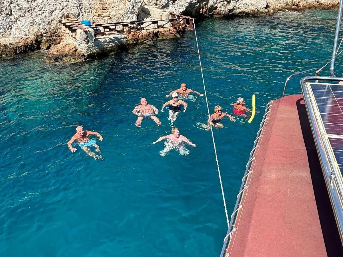 Islands Blue Cruise Swimming, Greek, Greece