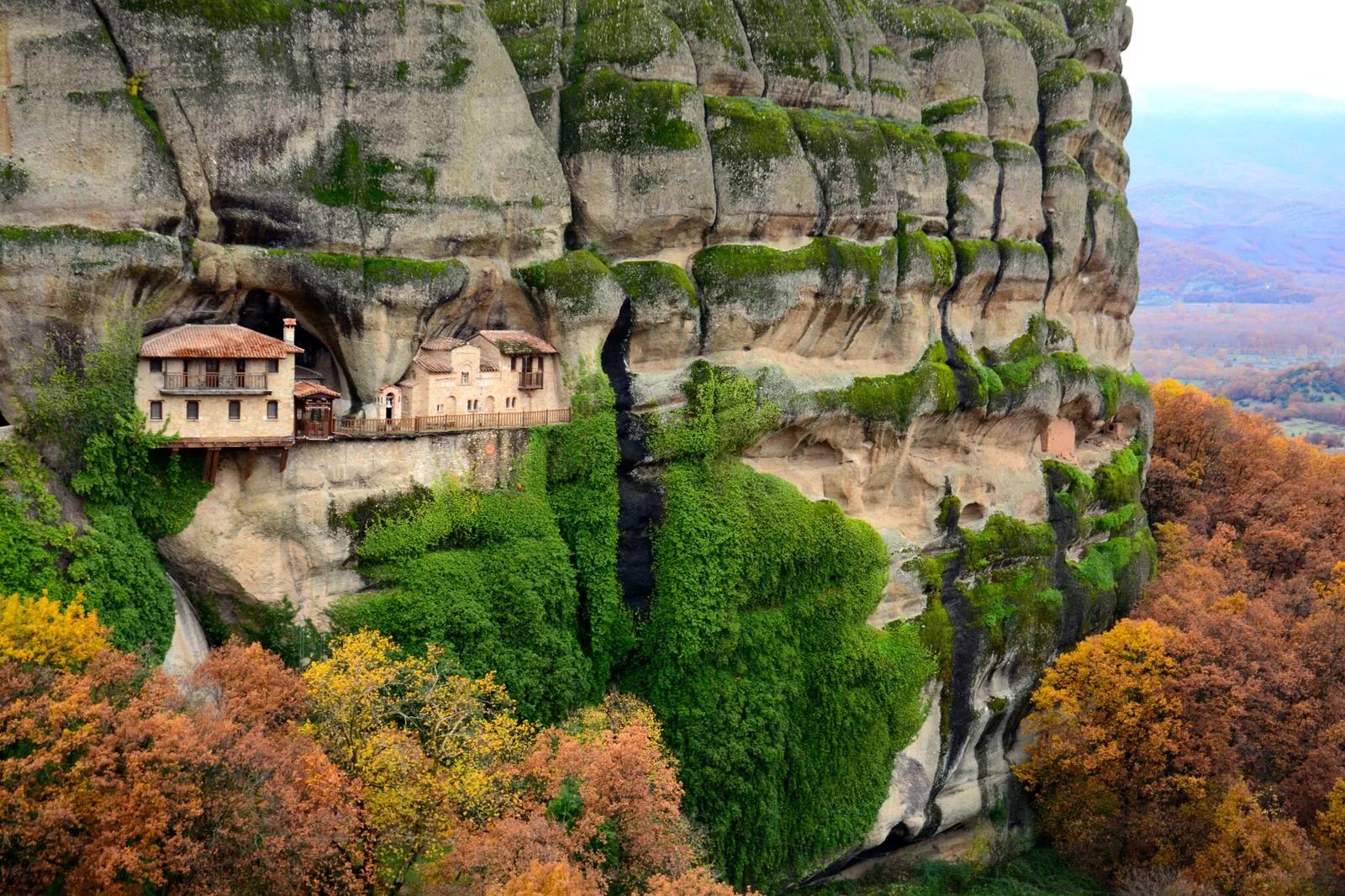 Ypapanti Monastery Cliff, Meteora, Greece
