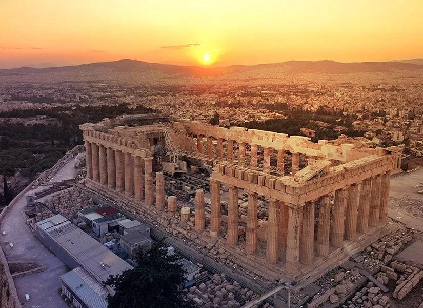 Parthenon Sunset, Athens, Greece