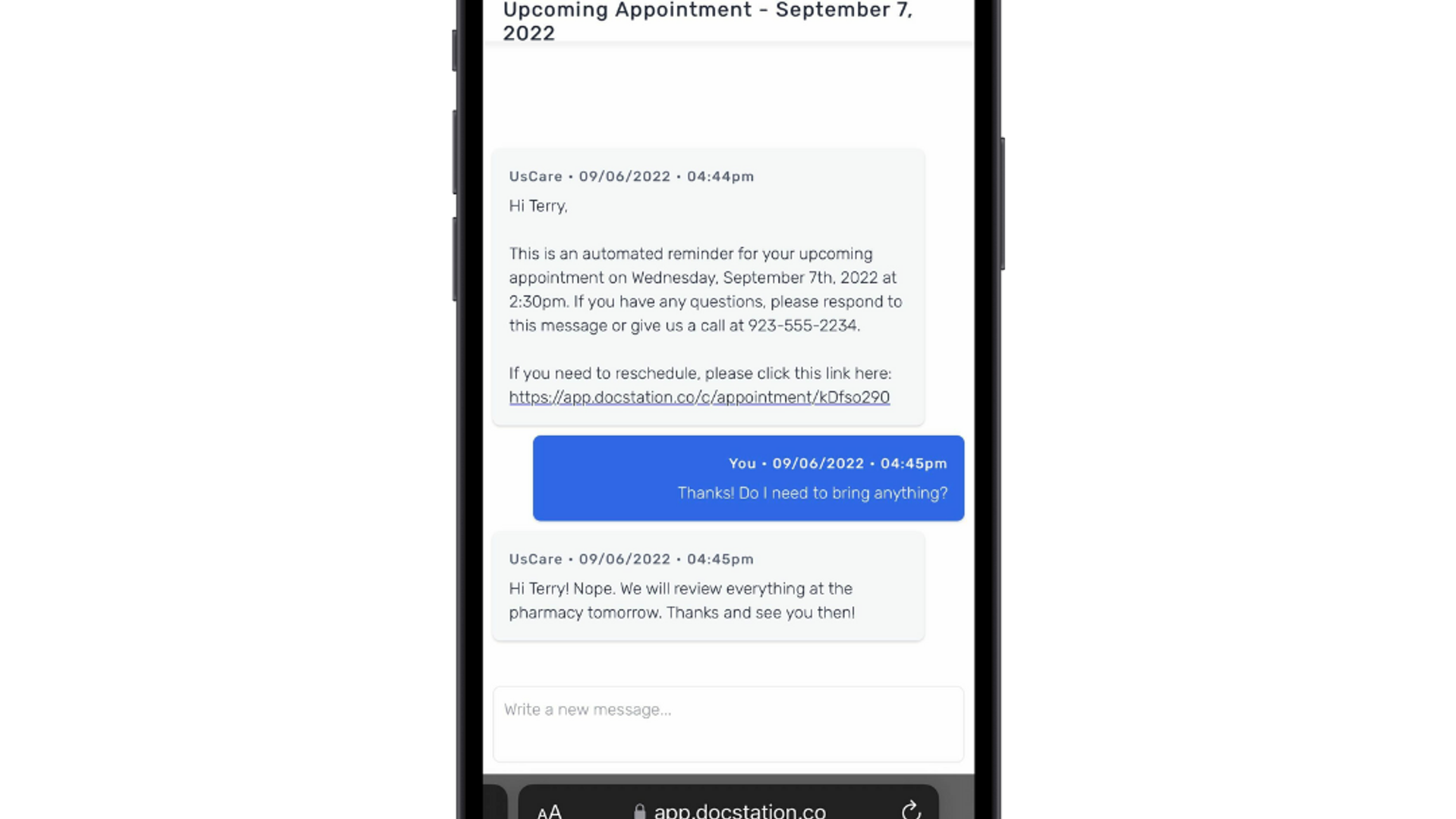 SMS Messaging feature pairs with Open Scheduling to streamline clinical pharmacy workflow