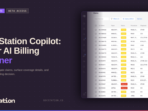 DocStation Copilot: Your AI Billing Partner