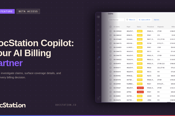 DocStation Copilot: Your AI Billing Partner
