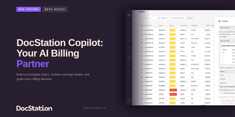 DocStation Copilot: Your AI Billing Partner