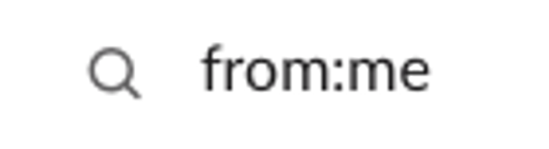 Use “from:me” to search your past Slack messages.