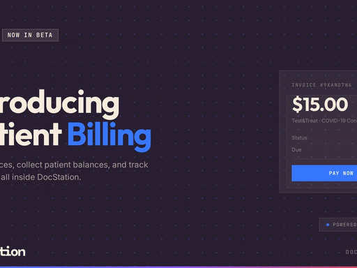 Introducing Patient Billing: Collect Patient Payments Without Ever Leaving DocStation