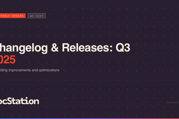 Changelog and Releases: Q3 2025