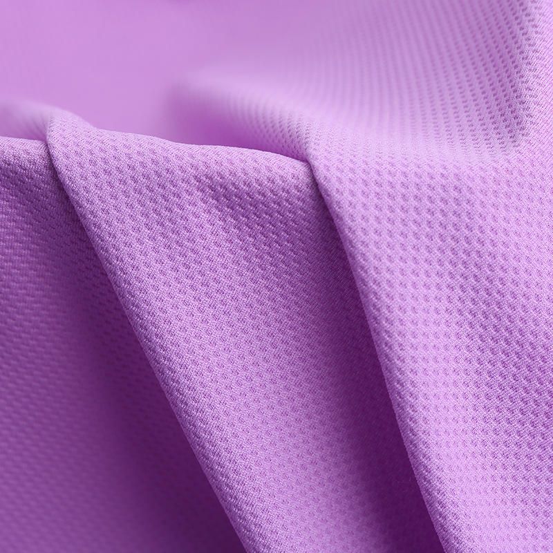 120GSM polyester mesh fabric anti-pull plain dyed for garment