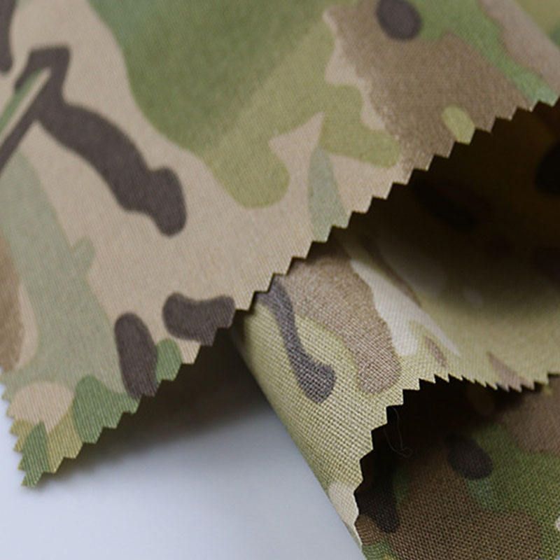 500D camouflage nylon fabric PU coated waterproof abrasion-resistant for tactical gear and outdoor