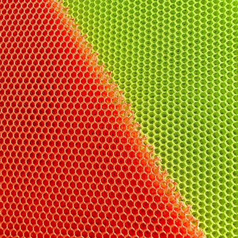 490GSM polyester mesh fabric breathable quick-dry anti-bacterial for bags and sportswear