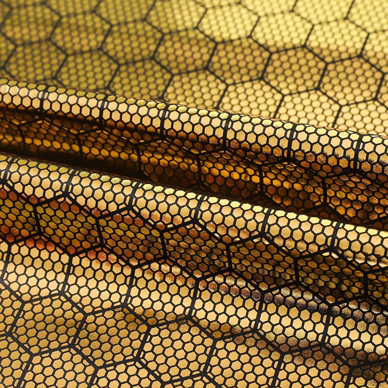 Foil tulle mesh fabric silver coated waterproof quick-dry for outdoor jacket and sportswear