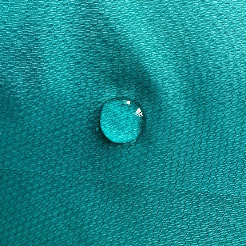 75D silicone coated nylon taffeta fabric hexagon ripstop waterproof anti-UV for parachute and outdoor