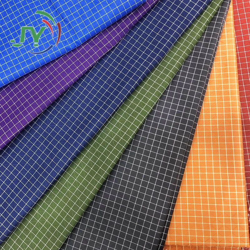 210D PU coated nylon oxford fabric lightweight waterproof breathable for bags and tents