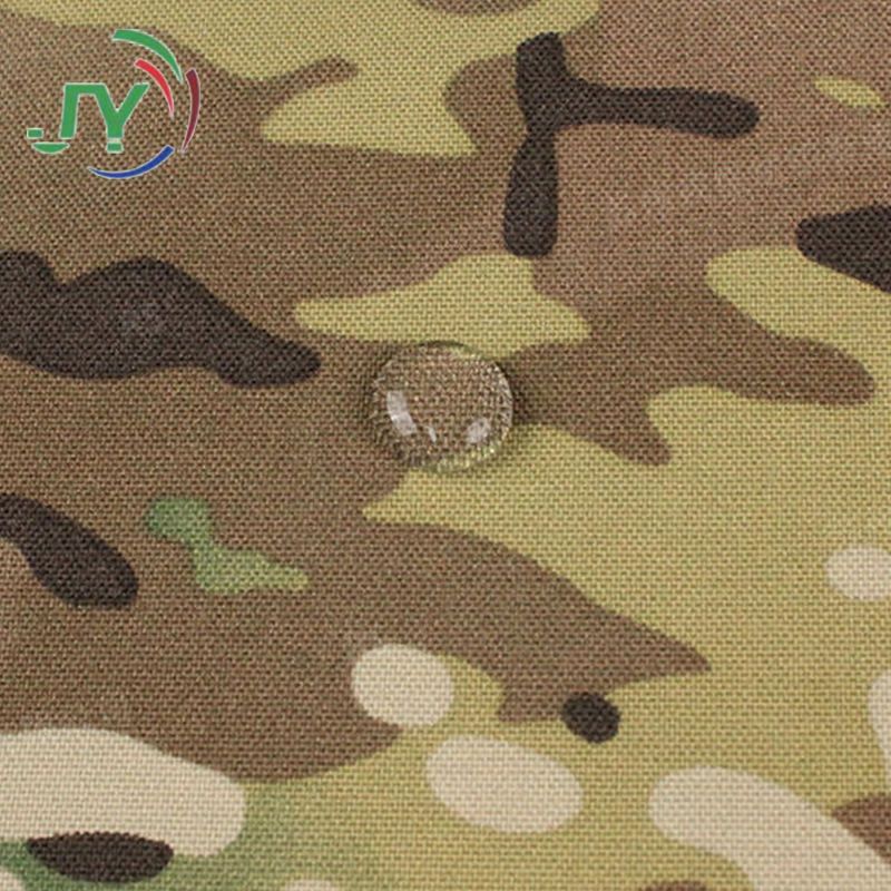 500D camouflage nylon oxford fabric PU coated waterproof anti-UV for tactical bags and outdoor gear