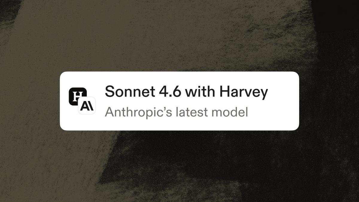Sonnet 4.6, Now Live in Harvey