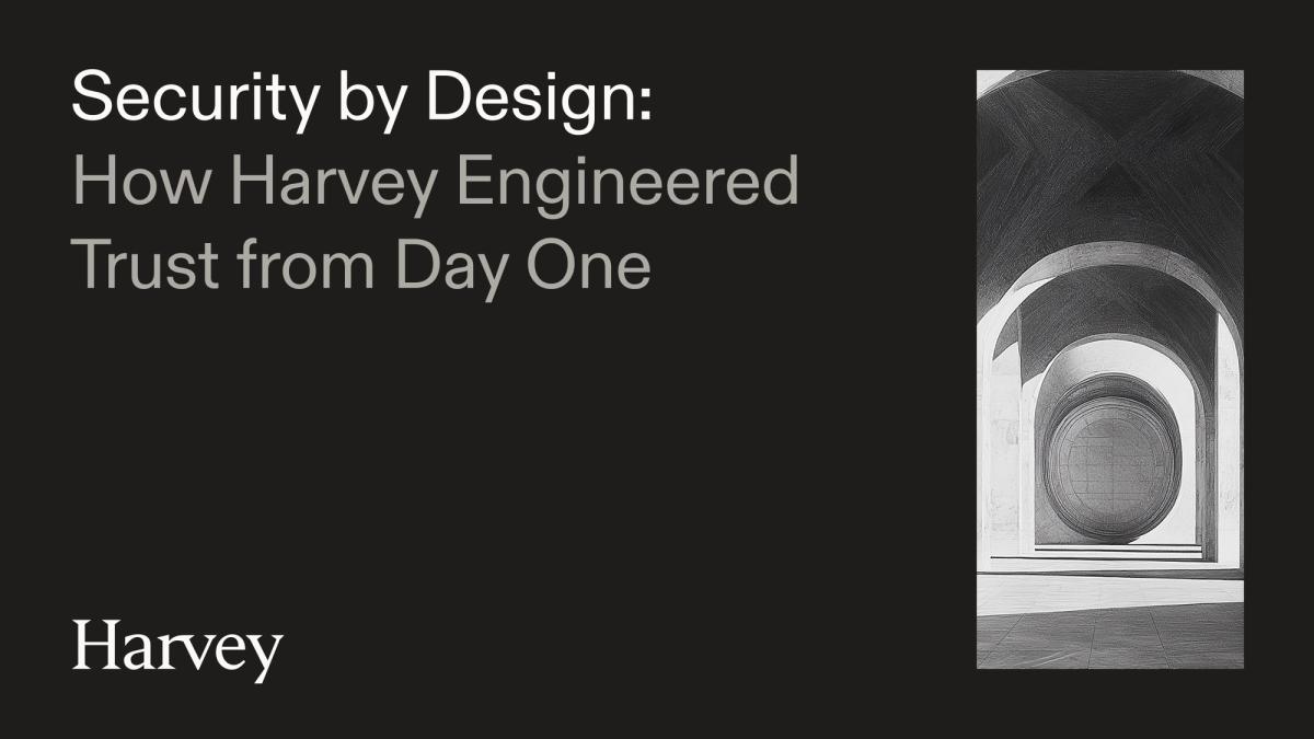 Security by Design: How Harvey Engineered Trust from Day One