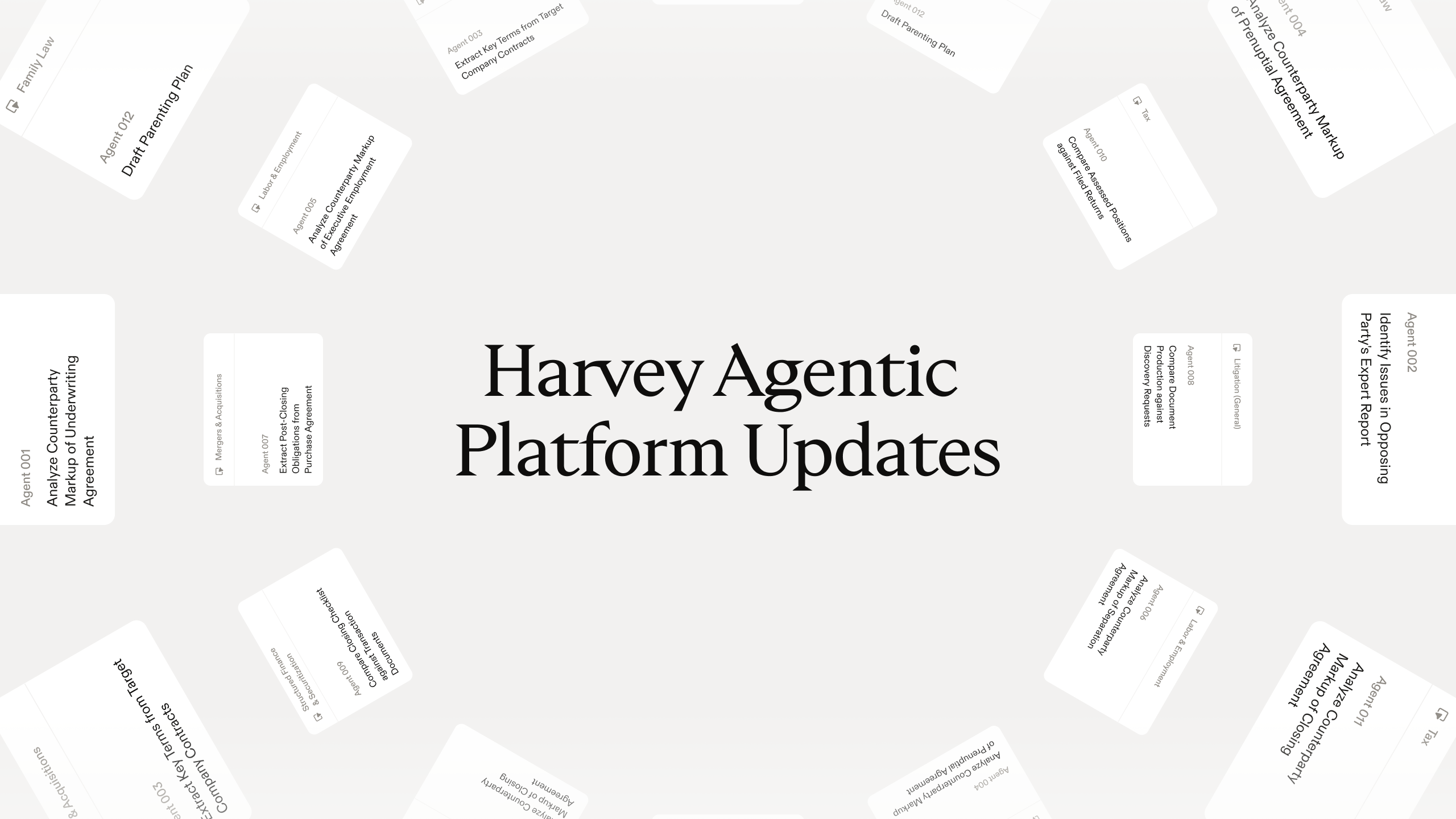 Harvey Agentic Platform Updates