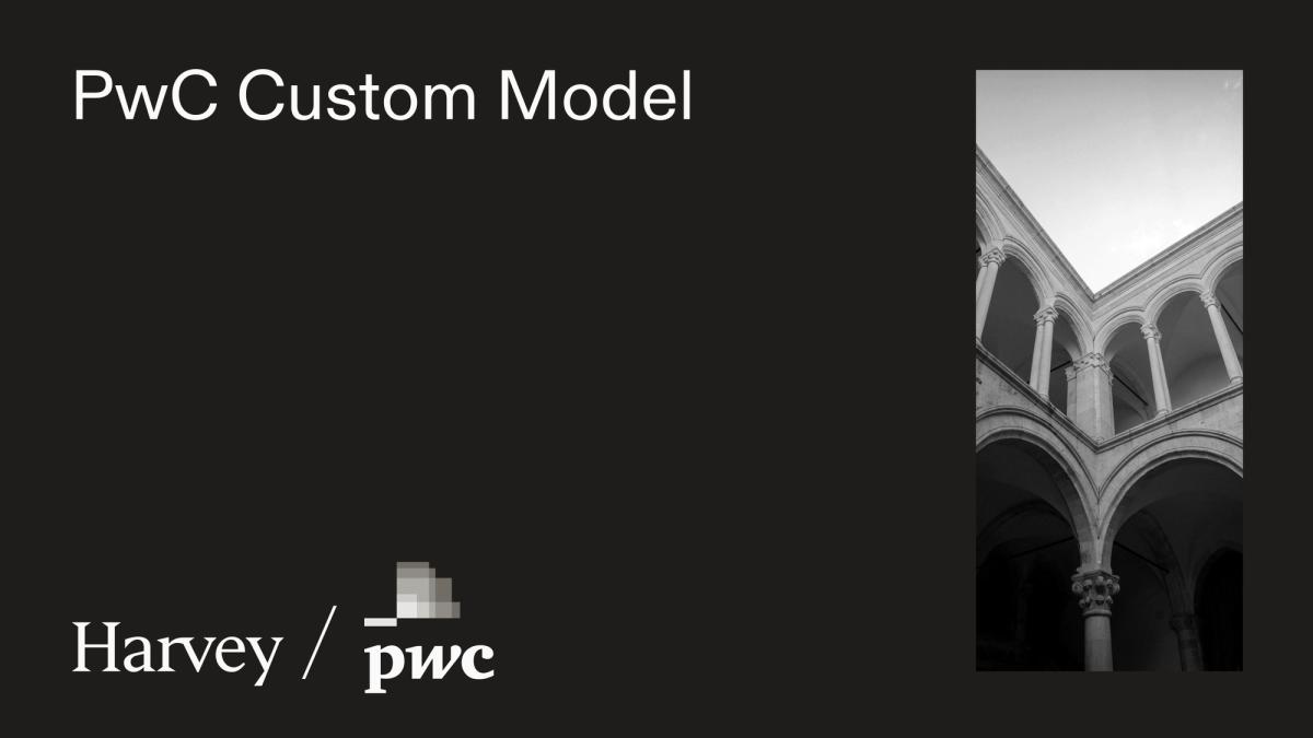Harvey Co-Builds Custom Model for Tax with PwC