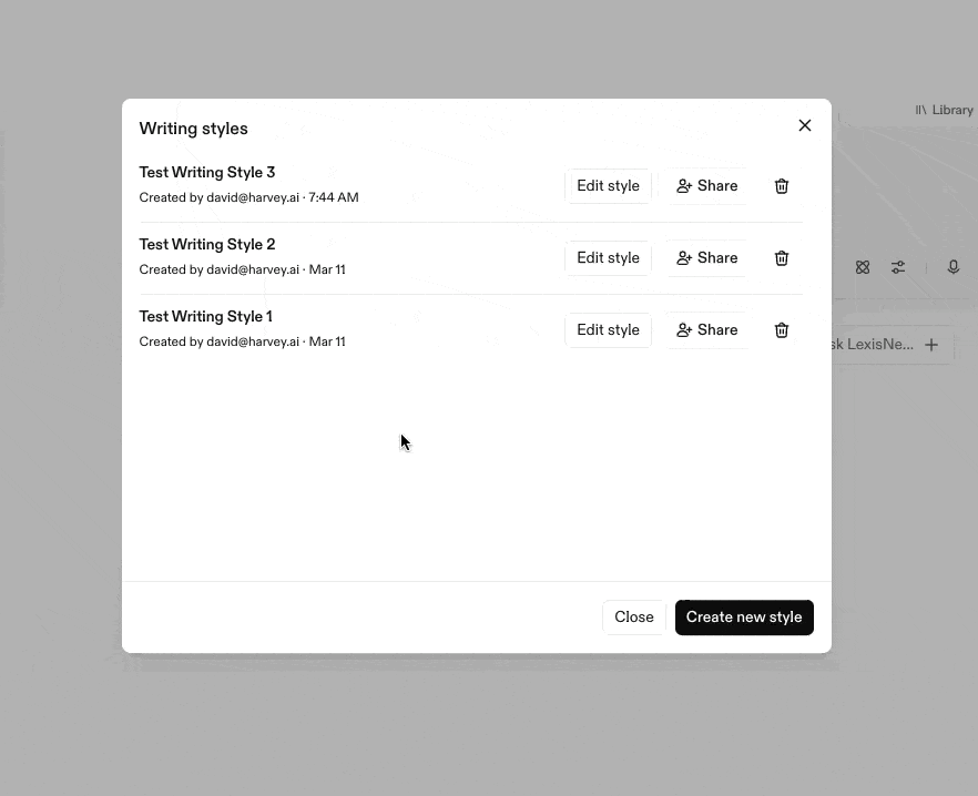 GIF of sharing a writing style