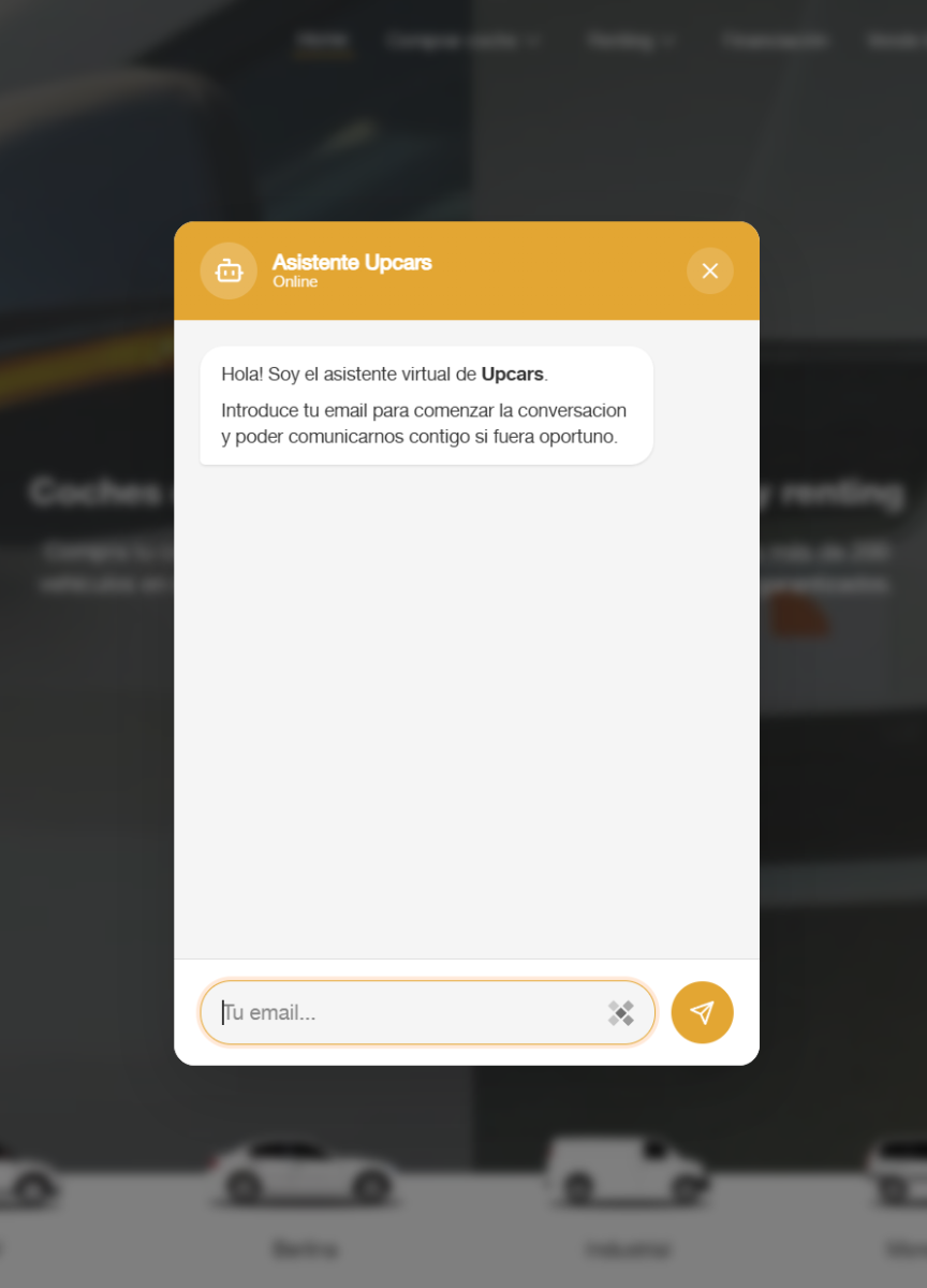 Chatbot Upcars Portada