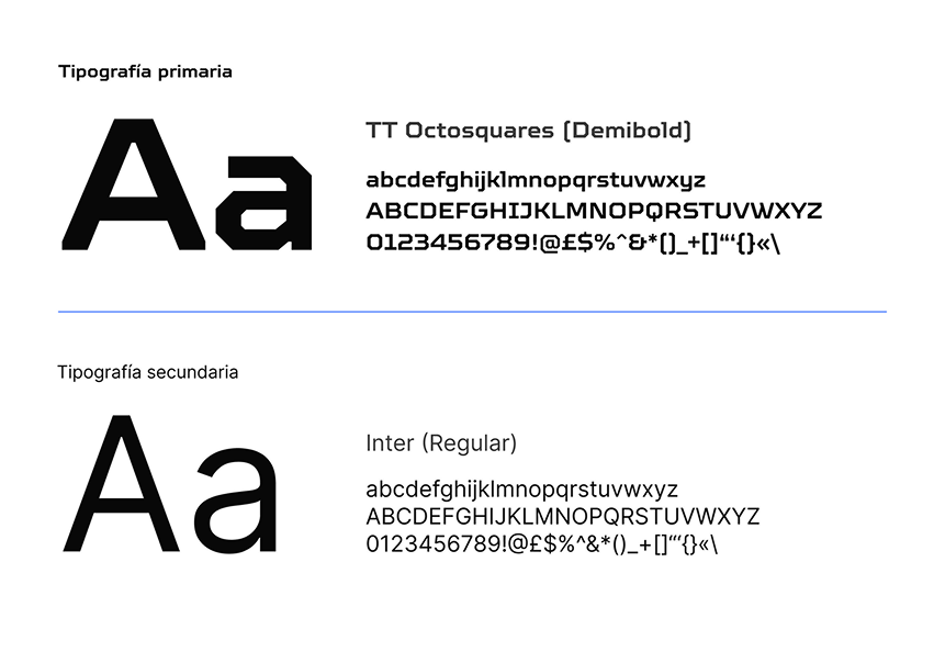 Tipografías seleccionadas Talleres Cles