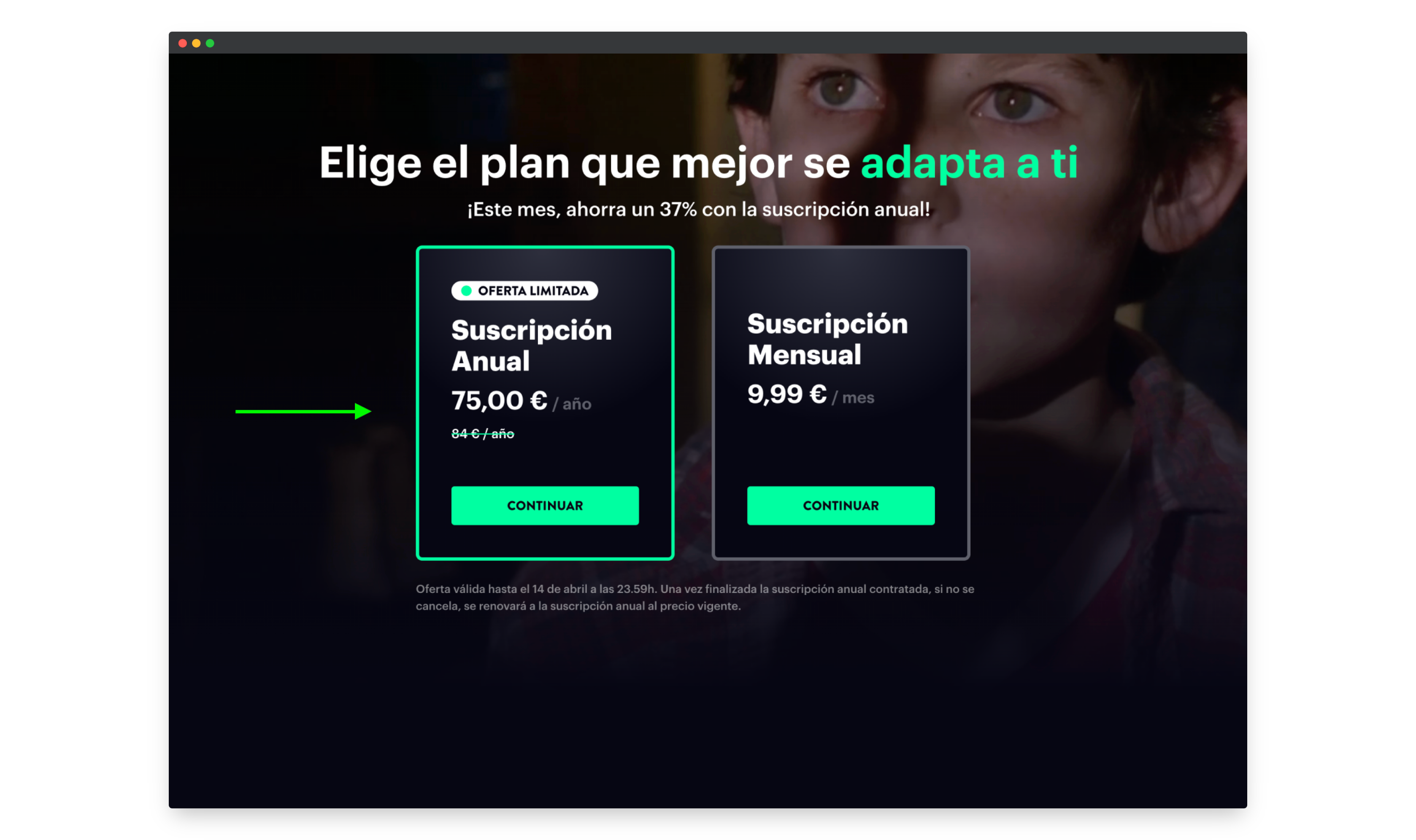 Filmin hero landing page image