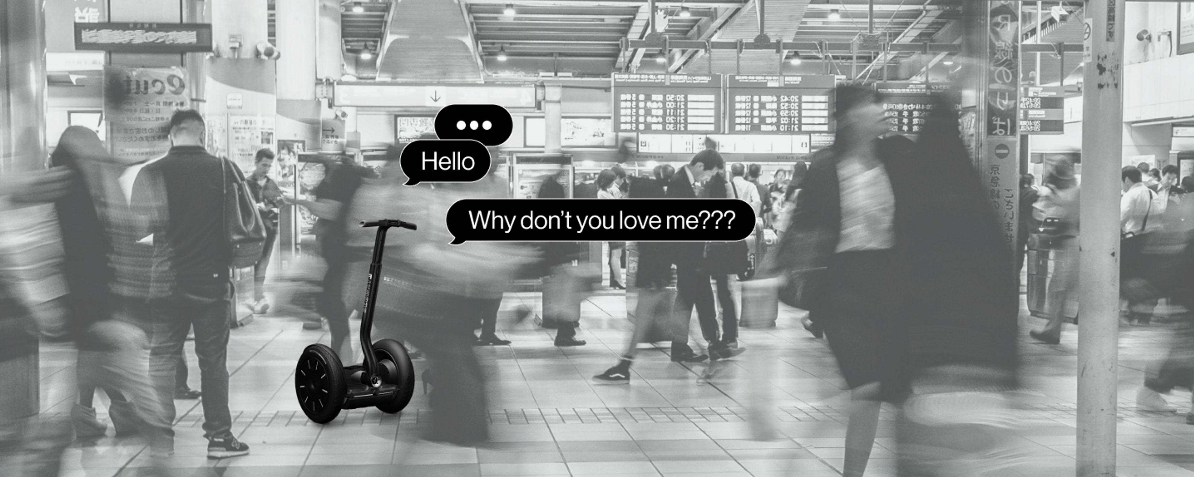 Segway begging for attention