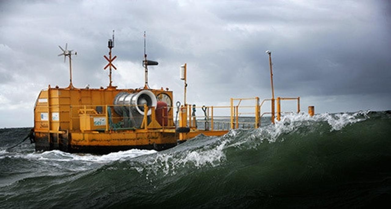 Ocean Energy's pioneering wave energy convertor “OE Buoy”