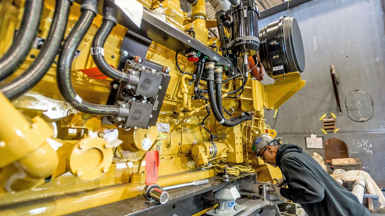 Man working on heavy machinery