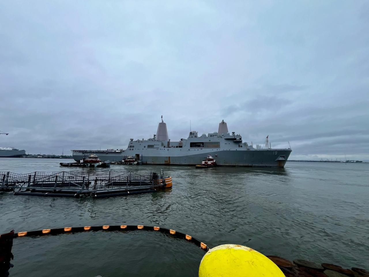 Vigor Marine MHI Norfolk Completes USS Mesa Verde SRA