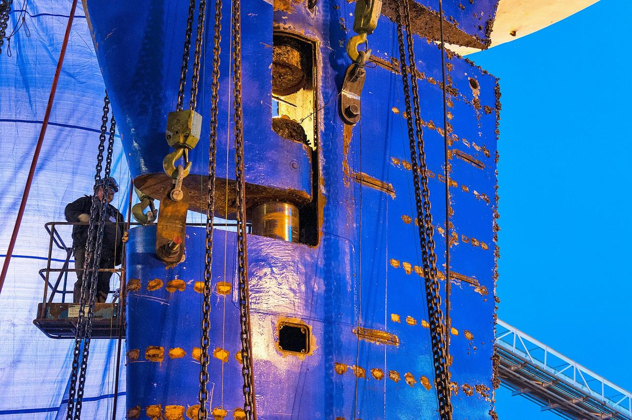 Carnival Inspiration being worked on