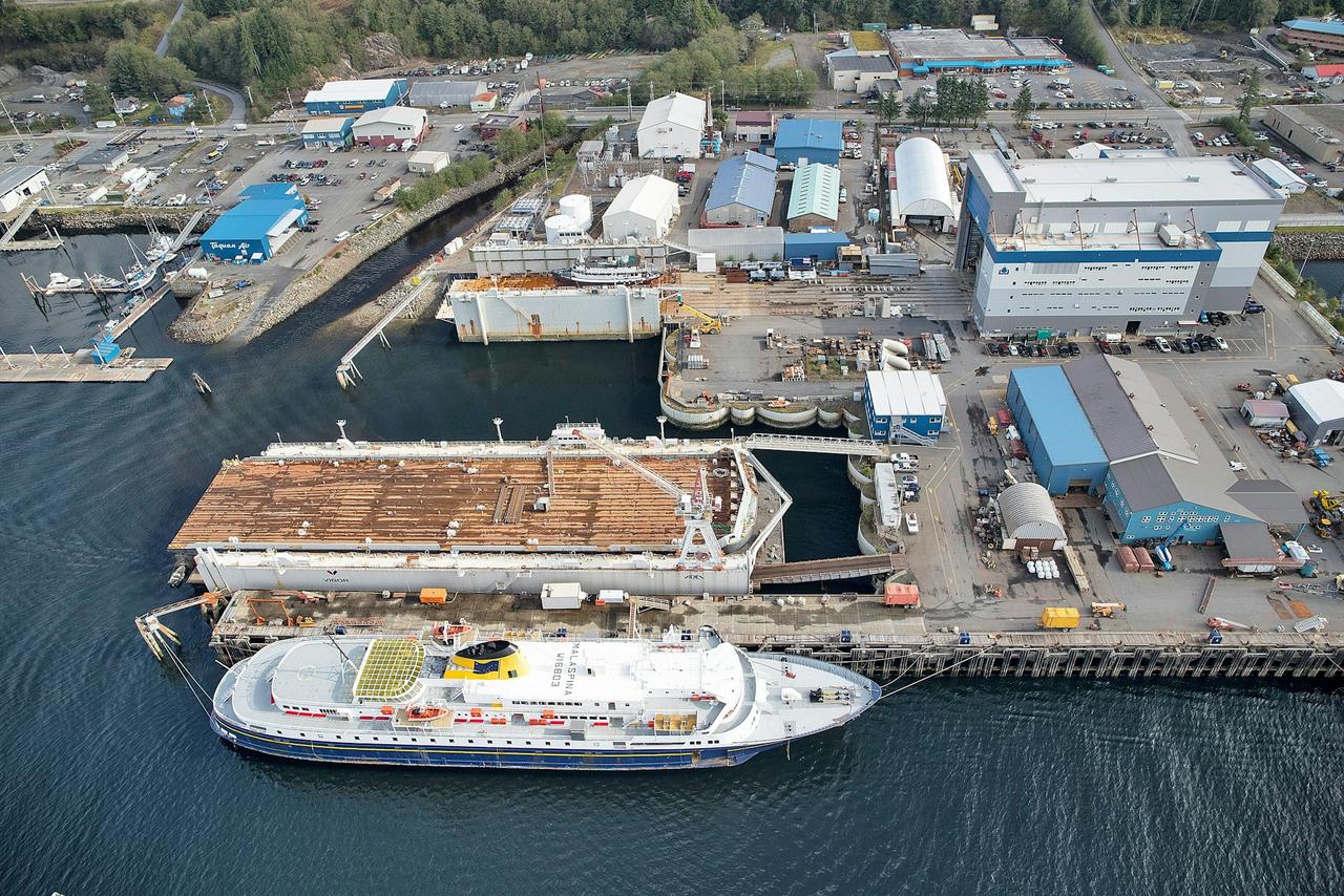 Shipyard Aerial Photo