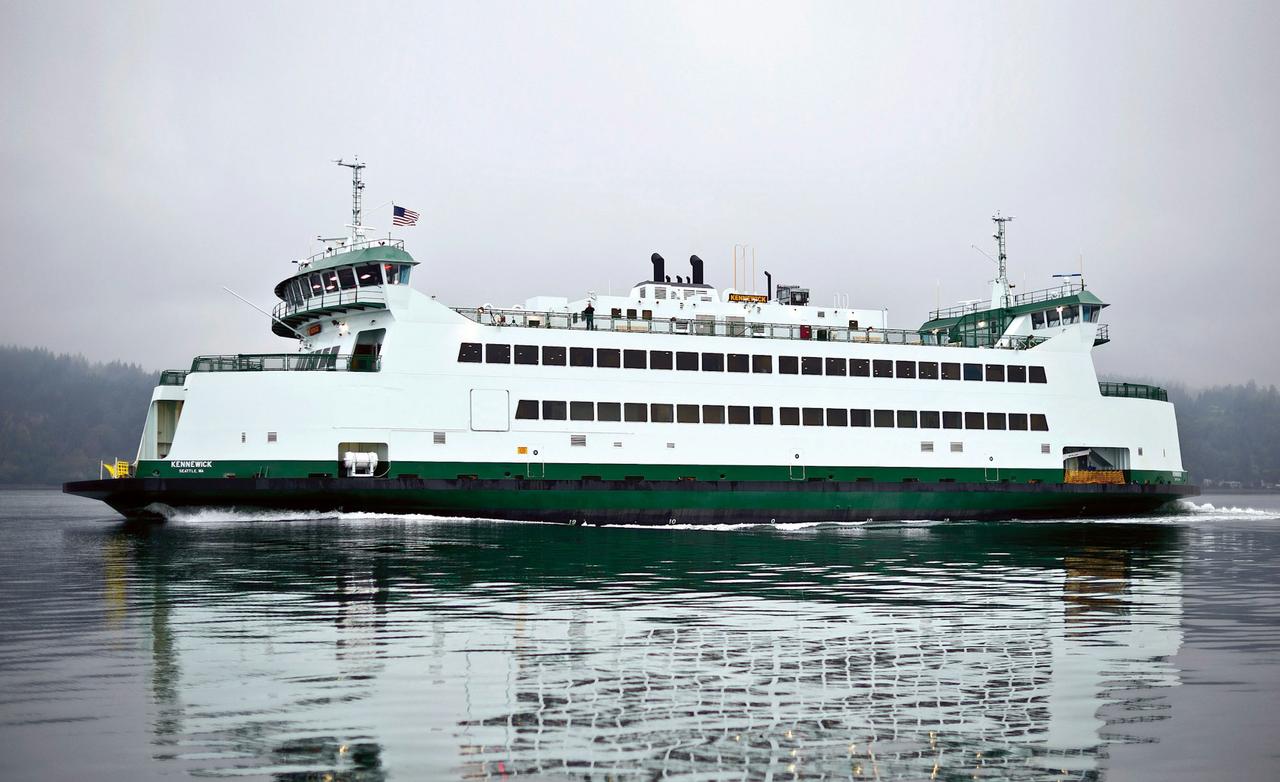 photo of a 64 car ferry