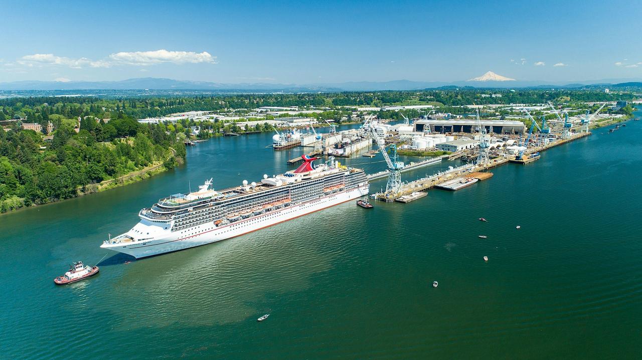 Carnival Legend Aerial View